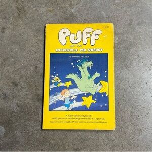 Vintage 1982 Puff & the Incredible Mr. Nobody Storybook Romeo Muller TV Special